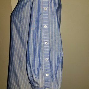 Final Price! Gentry Portofino - Loose Blue/White Stripe Blouse